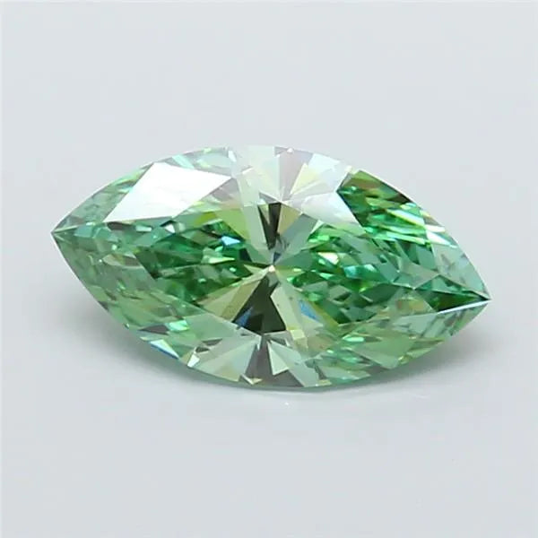 2.56ct Marquise Lab Grown Diamond (Colour Fancy Vivid Green, Clarity VS1, IGI Certified)