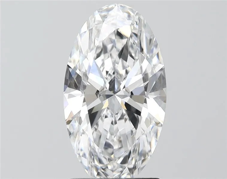 2.56ct Oval Lab Grown Diamond (Colour D, Clarity VVS2, GIA Certified)