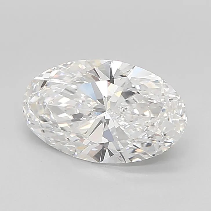 2.56ct Oval Lab Grown Diamond (Colour D, Clarity VVS2, IGI Certified)