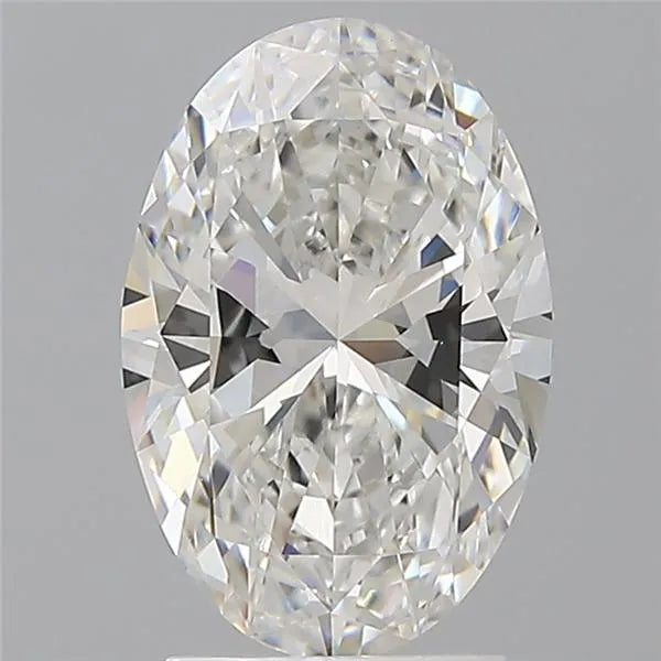 2.56ct Oval Lab Grown Diamond (Colour F, Clarity VVS2, IGI Certified)