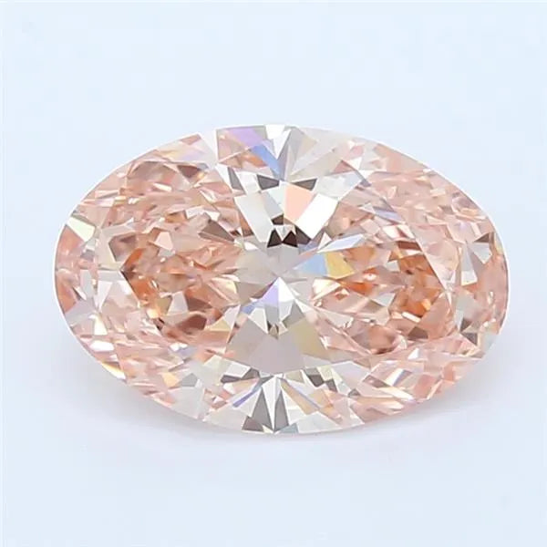 2.56ct Oval Lab Grown Diamond (Colour Fancy Vivid Pink, Clarity VS1, IGI Certified)