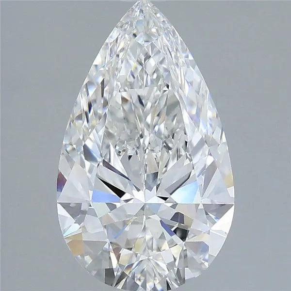 2.56ct Pear Lab Grown Diamond (Colour E, Clarity VVS2, IGI Certified)
