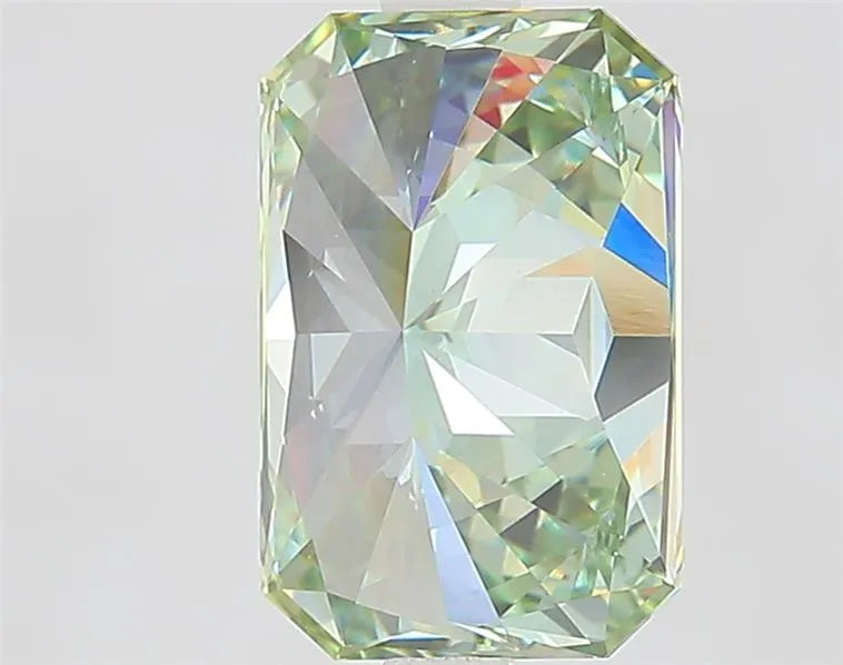 2.56ct Radiant Lab Grown Diamond (Colour Fancy Vivid Green, Clarity VS1, IGI Certified)