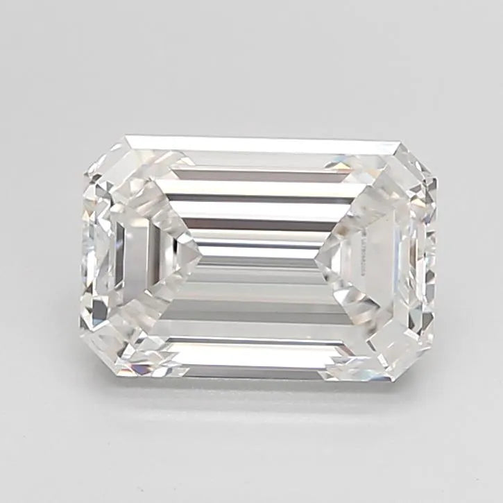 2.57ct Emerald Lab Grown Diamond (Colour F, Clarity VVS2, IGI Certified)