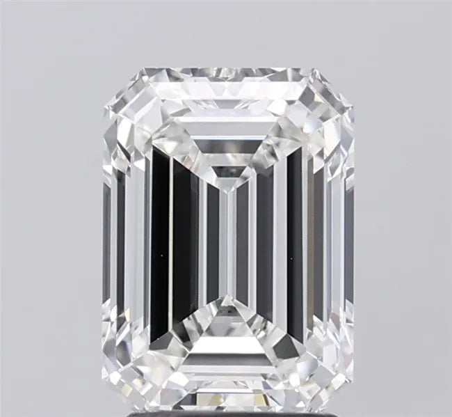 2.57ct Emerald Lab Grown Diamond (Colour F, Clarity VVS2, IGI Certified)