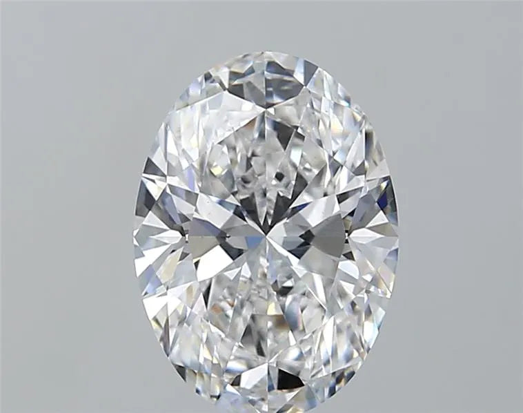 2.57ct Oval Lab Grown Diamond (Colour D, Clarity VVS2, IGI Certified)