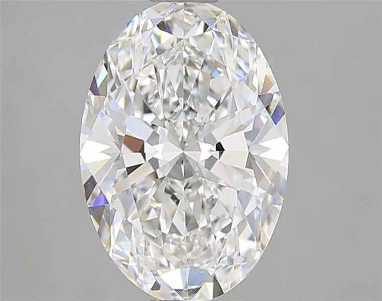 2.57ct Oval Lab Grown Diamond (Colour D, Clarity VVS2, IGI Certified)