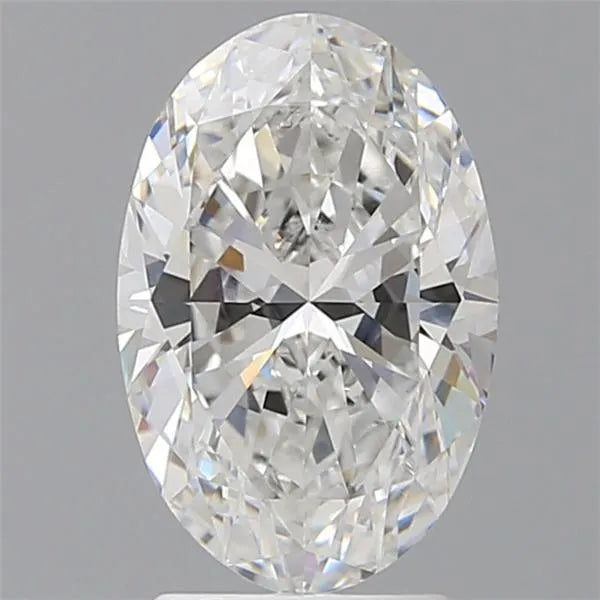 2.57ct Oval Lab Grown Diamond (Colour E, Clarity VVS2, IGI Certified)