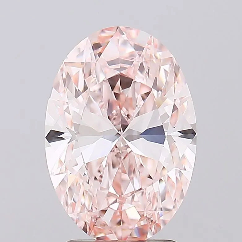 2.57ct Oval Lab Grown Diamond (Colour Fancy Pink, Clarity VS1, Cut VG, Uncertified)