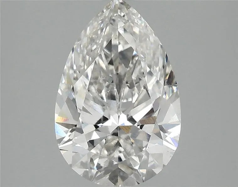 2.57ct Pear Lab Grown Diamond (Colour F, Clarity SI1, IGI Certified)