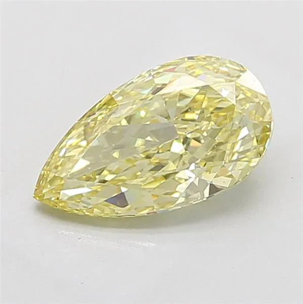 2.57ct Pear Lab Grown Diamond (Colour Fancy Intense Yellow, Clarity VS1, IGI Certified)