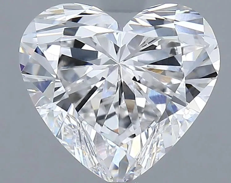 2.58ct Heart Lab Grown Diamond (Colour E, Clarity VVS1, IGI Certified)