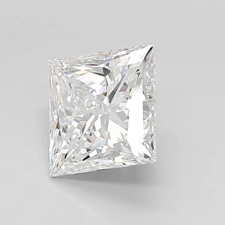 2.58ct Princess Lab Grown Diamond (Colour E, Clarity VVS2, IGI Certified)