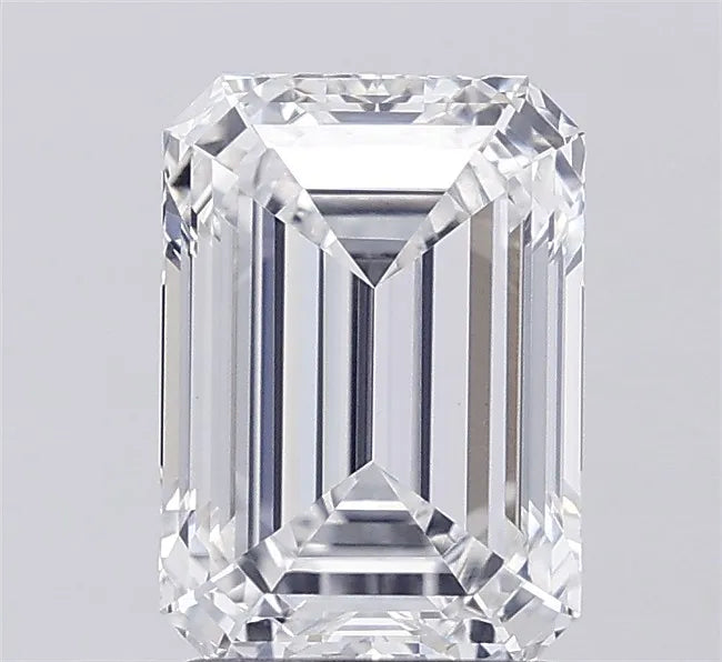 2.59ct Emerald Lab Grown Diamond (Colour D, Clarity VVS2, IGI Certified)