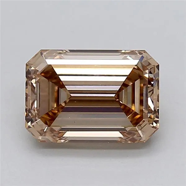 2.59ct Emerald Lab Grown Diamond (Colour Very Light Brown, Clarity VVS2, IGI Certified)