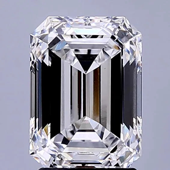 2.60ct Emerald Lab Grown Diamond (Colour D, Clarity VVS2, IGI Certified)