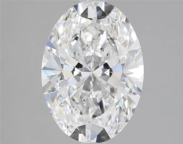 2.60ct Oval Lab Grown Diamond (Colour D, Clarity VVS2, IGI Certified)