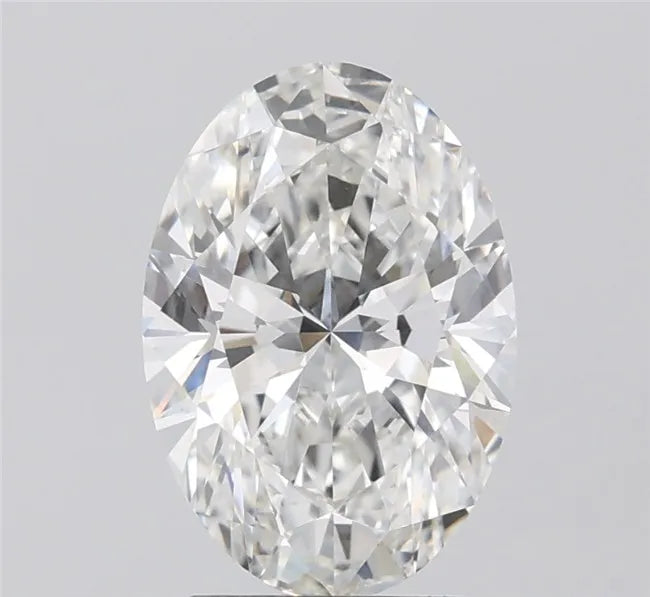 2.60ct Oval Lab Grown Diamond (Colour F, Clarity VVS2, IGI Certified)