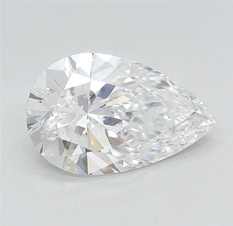 2.60ct Pear Lab Grown Diamond (Colour E, Clarity VVS2, Cut EX, IGI Certified)