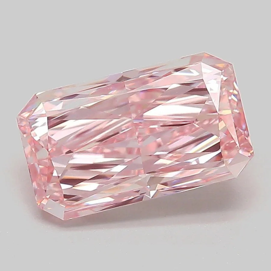 2.60ct Radiant Lab Grown Diamond (Colour Fancy Intense Pink, Clarity VVS2, Cut VG, IGI Certified)