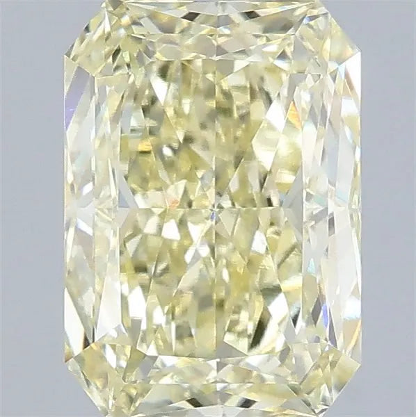 2.60ct Radiant Lab Grown Diamond (Colour Fancy Light Yellow, Clarity VVS2, IGI Certified)