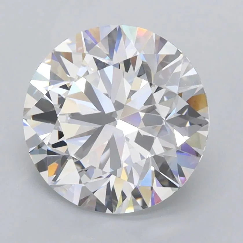 2.61ct Round Lab Grown Diamond (Colour D, Clarity FL, Cut ID, IGI Certified)