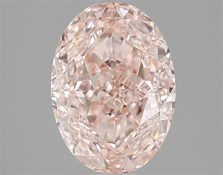 2.62ct Oval Lab Grown Diamond (Colour Fancy Vivid Pink, Clarity VS1, IGI Certified)