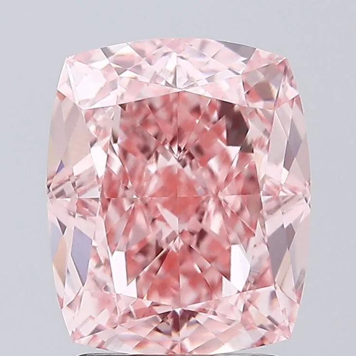 2.64ct Cushion modified Lab Grown Diamond (Colour Fancy Vivid Pink, Clarity VVS2, IGI Certified)