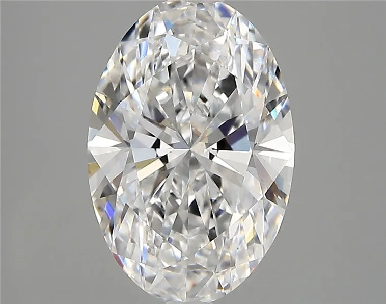 2.64ct Oval Lab Grown Diamond (Colour D, Clarity VVS2, IGI Certified)