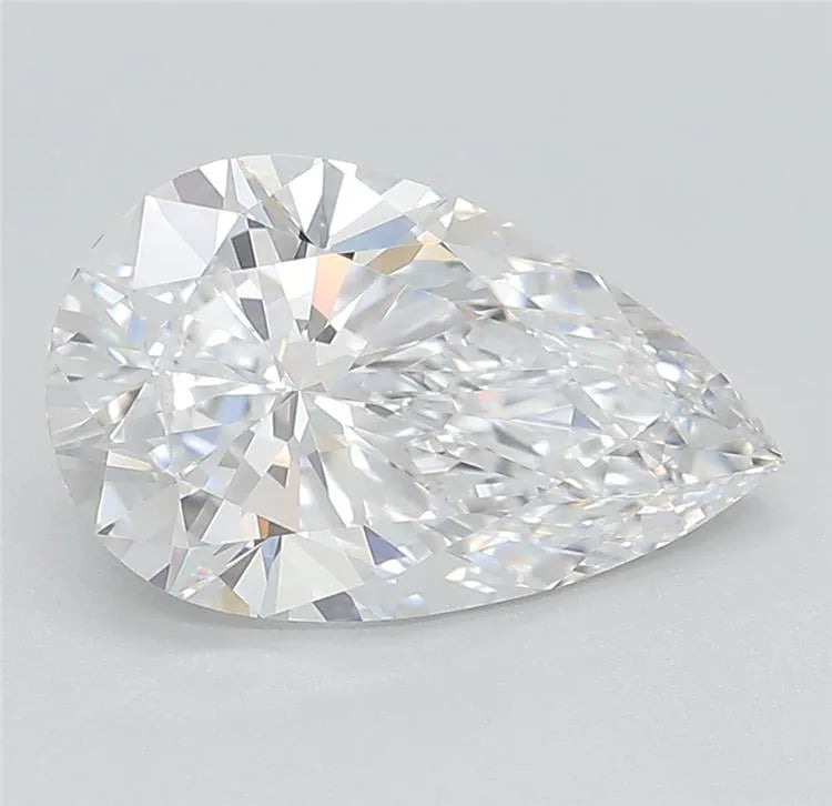 2.64ct Pear Lab Grown Diamond (Colour D, Clarity IF, Cut EX, IGI Certified)