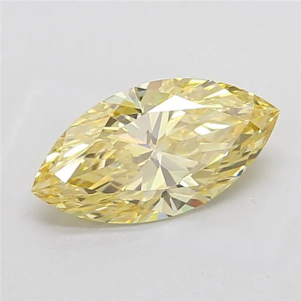 2.67ct Marquise Lab Grown Diamond (Colour Fancy Yellow, Clarity VS1, IGI Certified)
