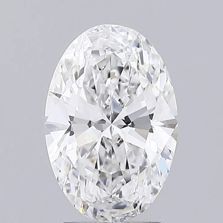 2.67ct Oval Lab Grown Diamond (Colour D, Clarity VVS2, IGI Certified)