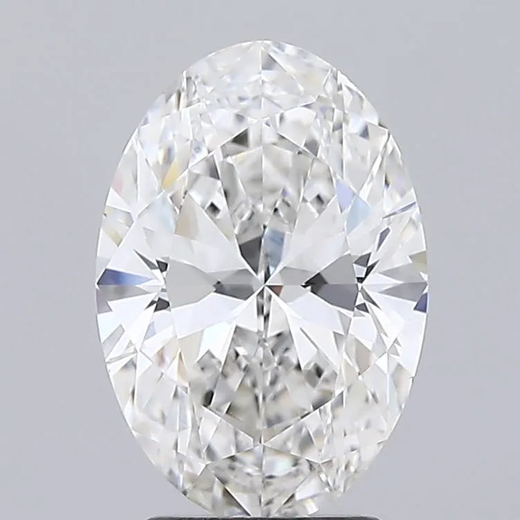 2.67ct Oval Lab Grown Diamond (Colour F, Clarity IF, IGI Certified)