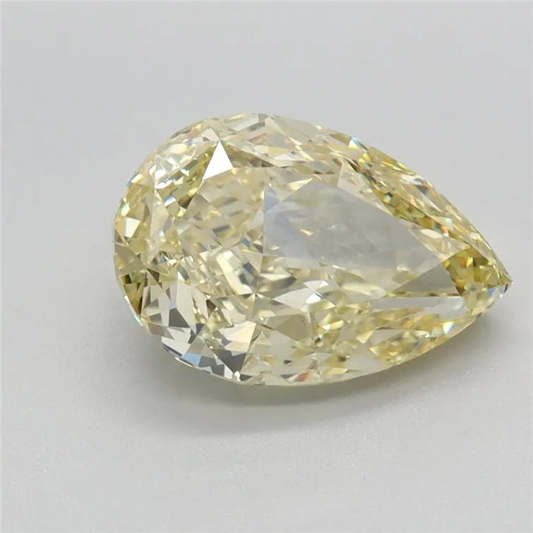 2.68ct Pear Lab Grown Diamond (Colour Fancy Intense Yellow, Clarity VVS2, IGI Certified)