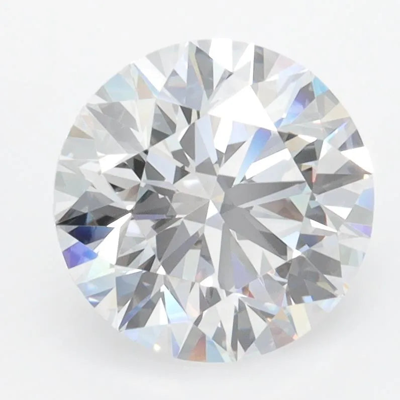 2.68ct Round Lab Grown Diamond (Colour D, Clarity IF, Cut ID, IGI Certified)