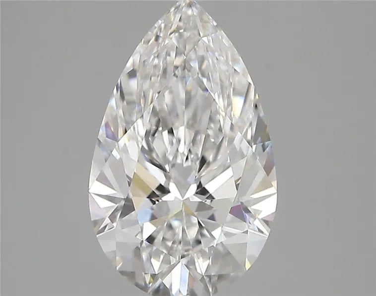 2.69ct Pear Lab Grown Diamond (Colour D, Clarity VVS2, IGI Certified)