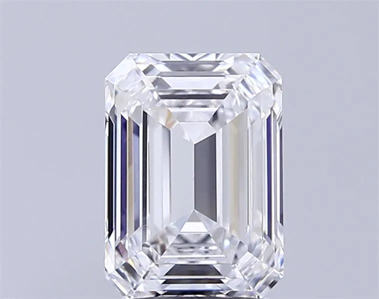 2.70ct Emerald Lab Grown Diamond (Colour D, Clarity VVS2, IGI Certified)