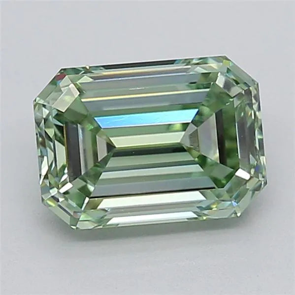 2.70ct Emerald Lab Grown Diamond (Colour Fancy Intense Green, Clarity VS1, IGI Certified)