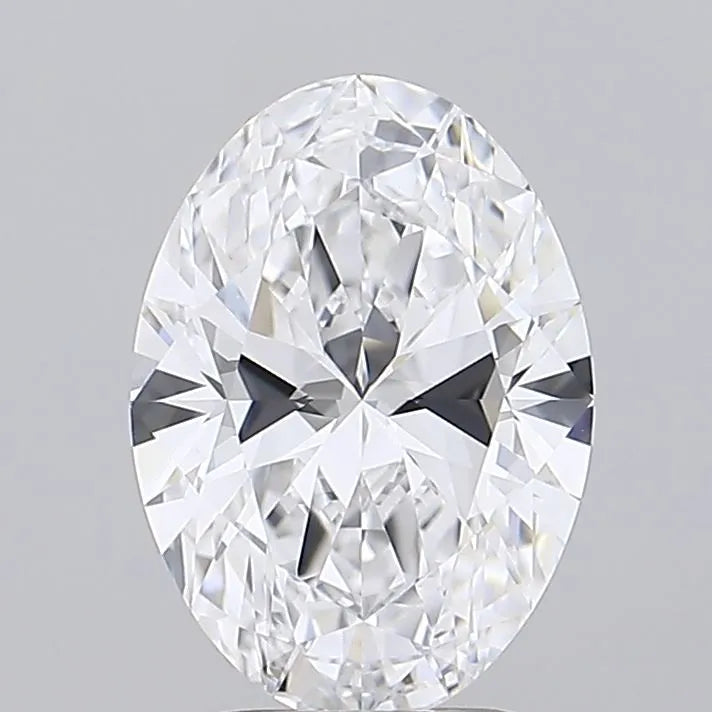 2.70ct Oval Lab Grown Diamond (Colour D, Clarity IF, IGI Certified)