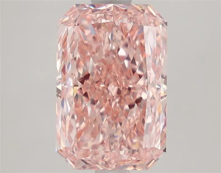 2.70ct Radiant Lab Grown Diamond (Colour Fancy Intense Pink, Clarity VVS2, IGI Certified)