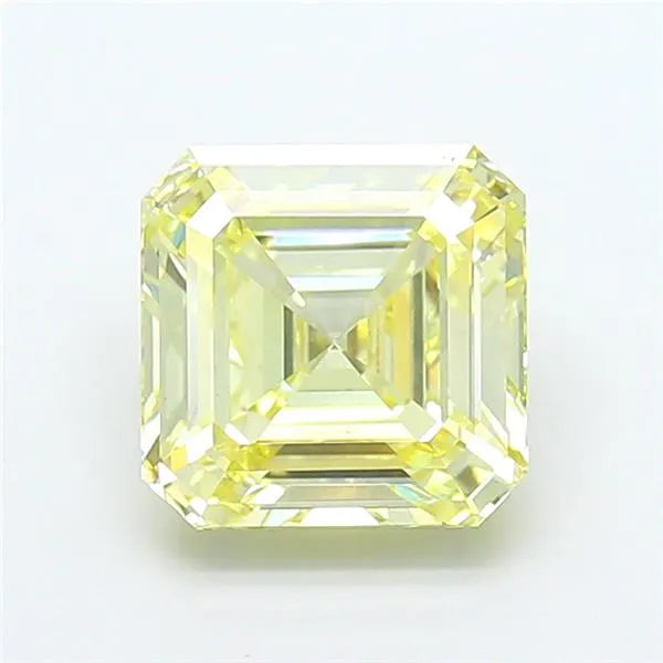 2.71ct Asscher Lab Grown Diamond (Colour Fancy Yellow, Clarity VVS2, IGI Certified)