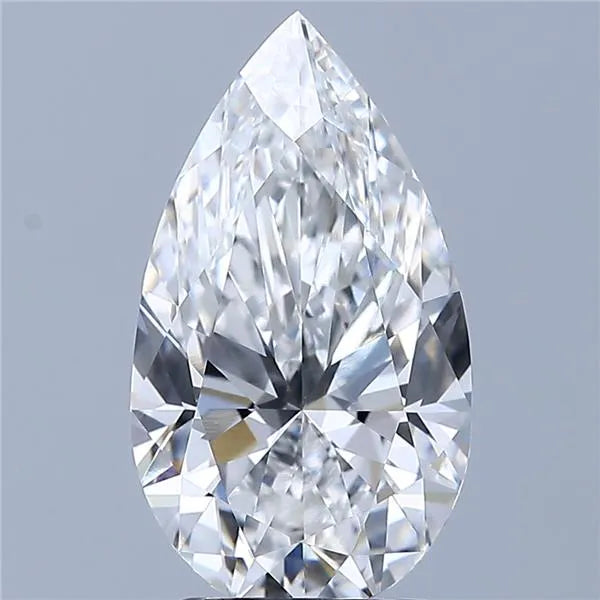 2.71ct Pear Lab Grown Diamond (Colour E, Clarity VVS2, IGI Certified)
