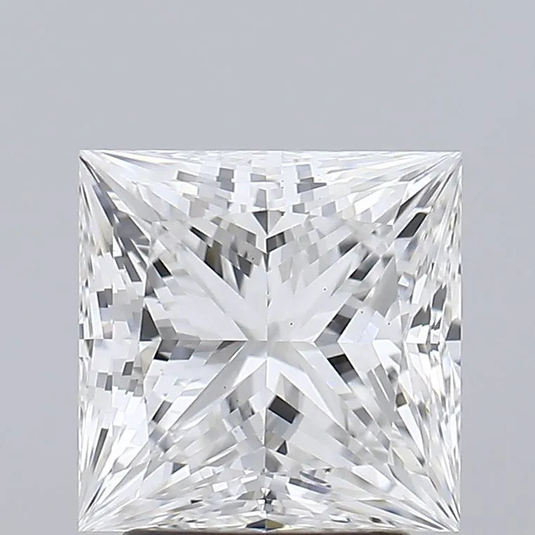 2.71ct Princess Lab Grown Diamond (Colour E, Clarity VS1, IGI Certified)