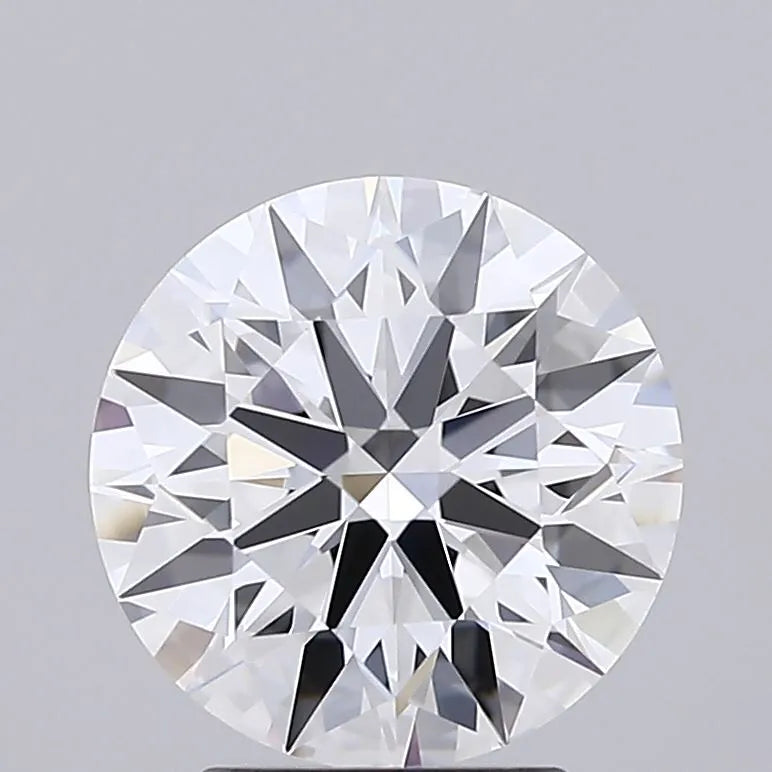 2.71ct Round Lab Grown Diamond (Colour D, Clarity IF, Cut ID, IGI Certified)