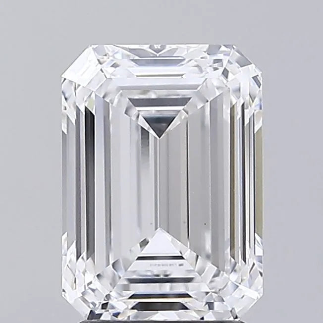 2.72ct Emerald Lab Grown Diamond (Colour D, Clarity VVS2, IGI Certified)