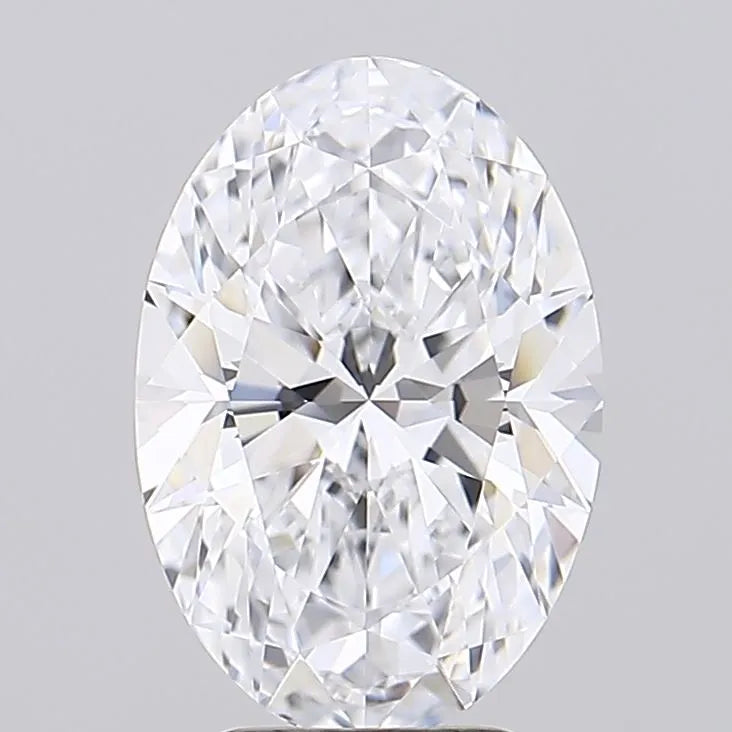 2.72ct Oval Lab Grown Diamond (Colour D, Clarity FL, Cut EX, GIA Certified)
