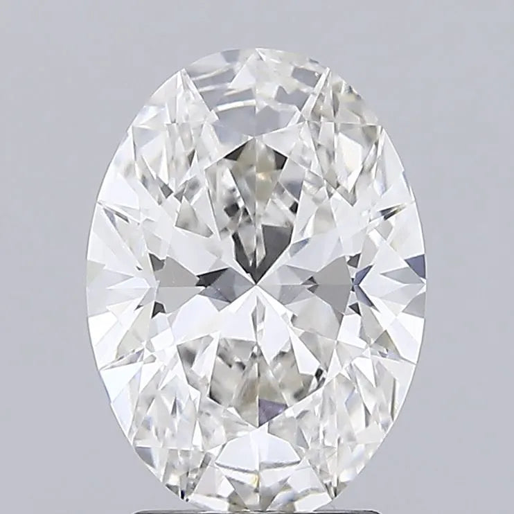 2.72ct Oval Lab Grown Diamond (Colour G, Clarity VVS2, IGI Certified)