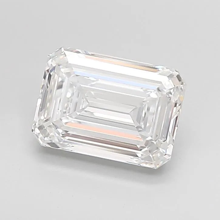 2.73ct Emerald Lab Grown Diamond (Colour D, Clarity VVS1, IGI Certified)