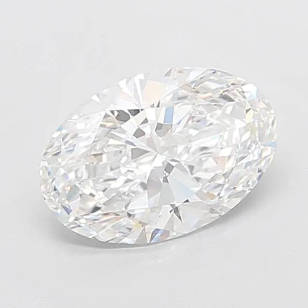 2.73ct Oval Lab Grown Diamond (Colour D, Clarity FL, IGI Certified)