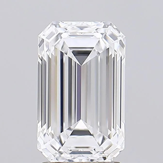 2.74ct Emerald Lab Grown Diamond (Colour D, Clarity FL, Cut EX, IGI Certified)